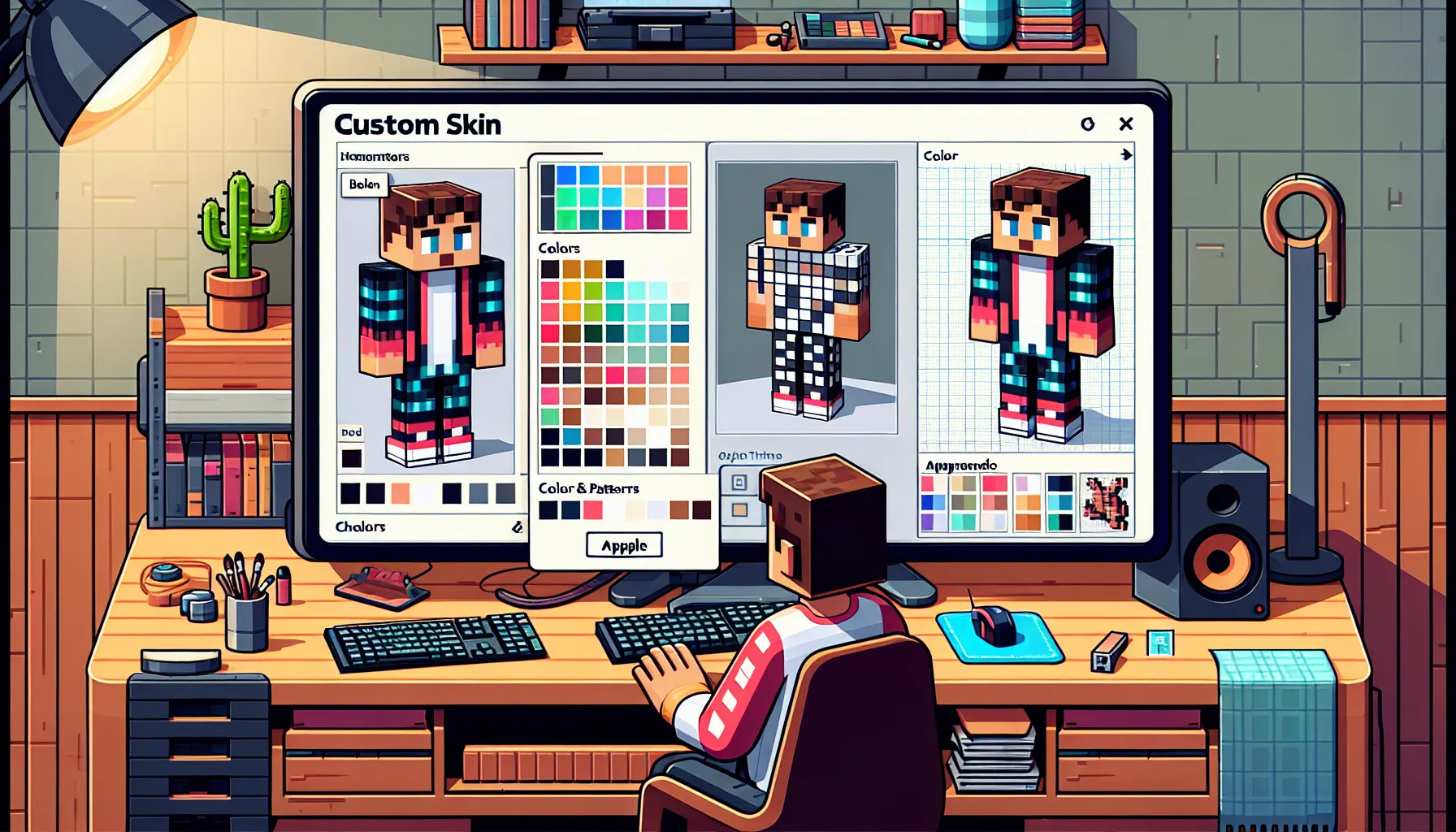 Designing Custom Skins in Minecraft