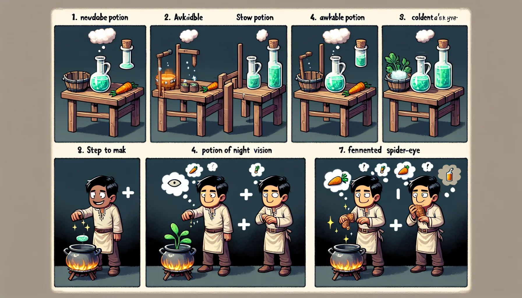 How to Make a Potion of Invisibility in Minecraft